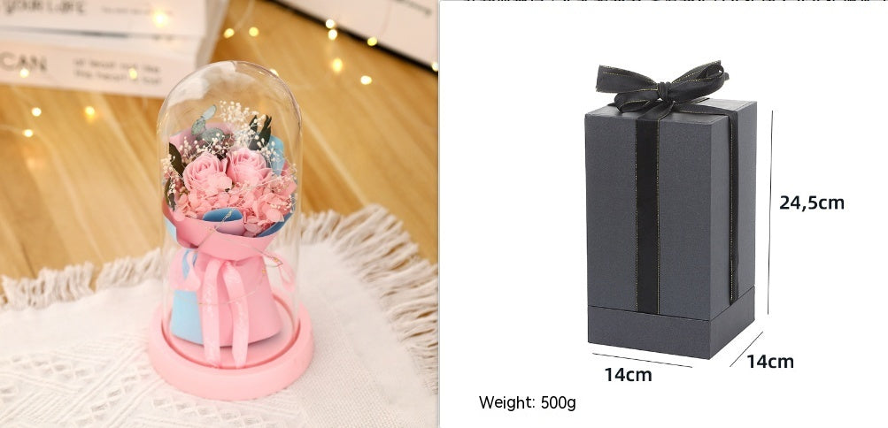 Le Bouquet Éternel "Symphonie" - Éclat Multiflore & Écrin Cadeau