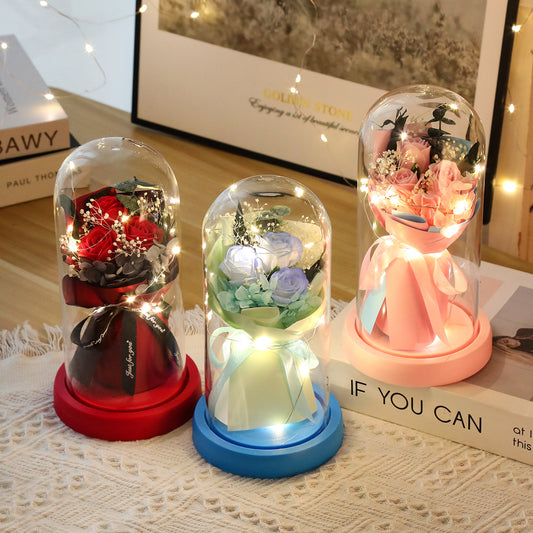 Le Bouquet Éternel "Symphonie" - Éclat Multiflore & Écrin Cadeau