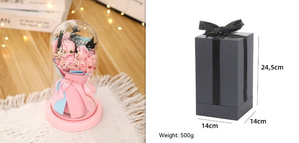 Le Bouquet Éternel "Symphonie" - Éclat Multiflore & Écrin Cadeau